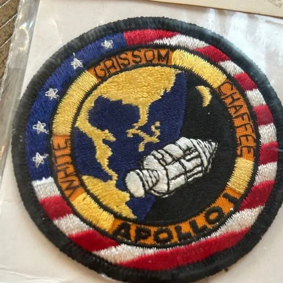 Kennedy Spaceport 🚀 🌎 USA 🇺🇸 Apollo Mission Patches NASA Made in USA 🇺🇸 RARE 80s